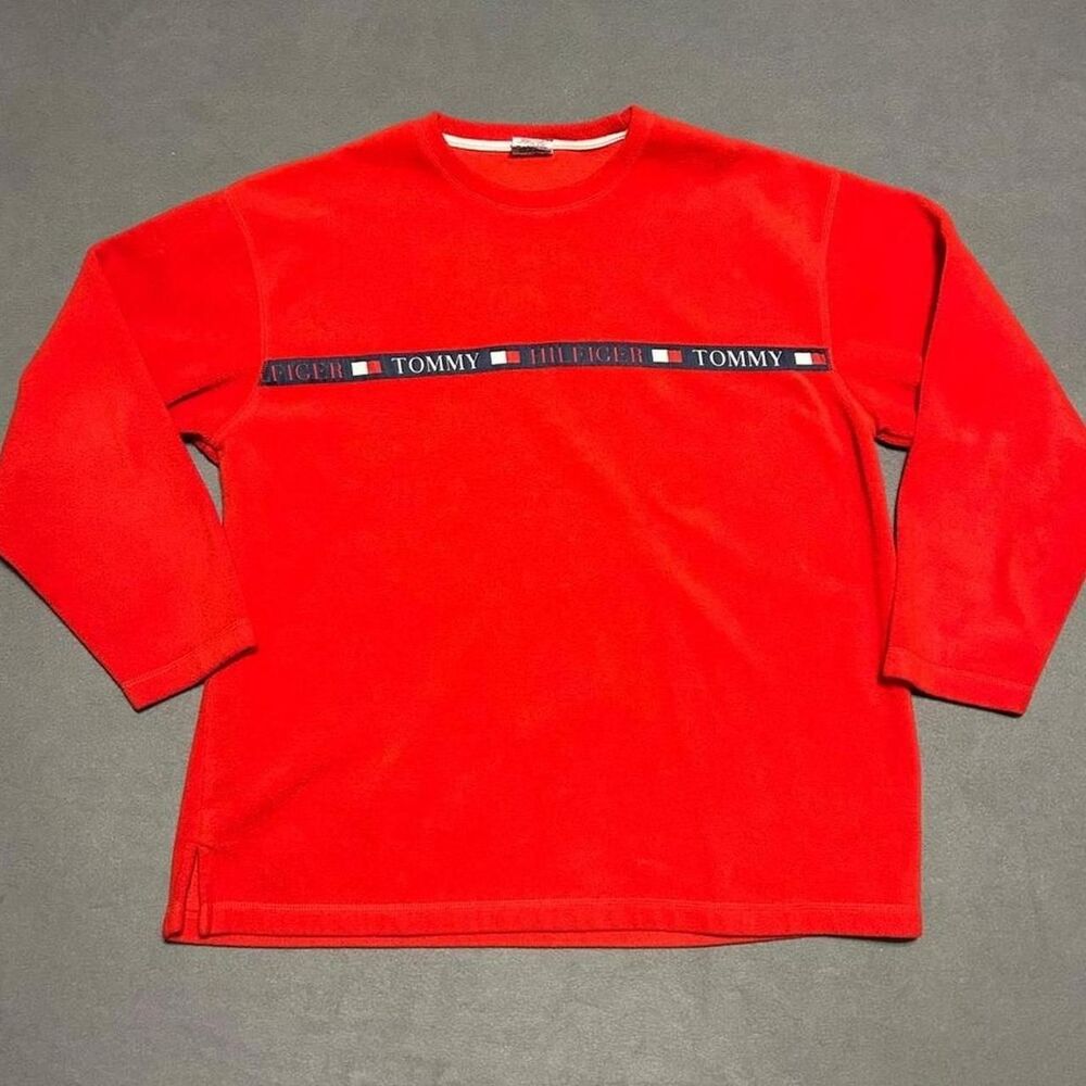 Tommy-hilfiger Men's Red Sweatshirt